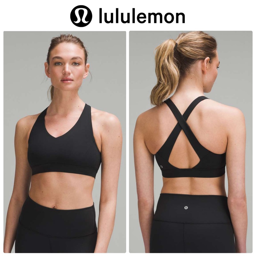 Lululemon Envital Bra *Medium Support B/C Cup Black Bra - Picture 1 of 6